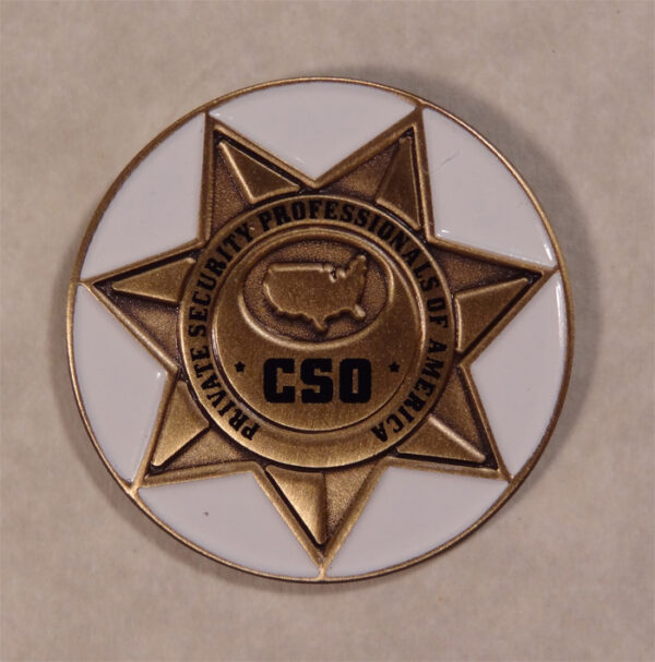 CSO Bronze Lapel Pin